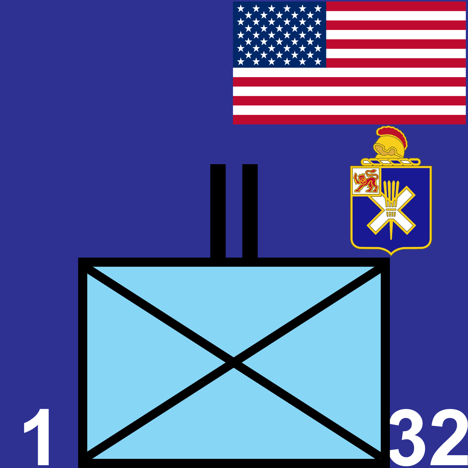 1st Battalion, 32nd Infantry Regiment icon